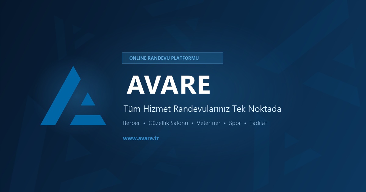 Avare Randevu Platformu